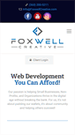 Mobile Screenshot of foxwellcreative.com